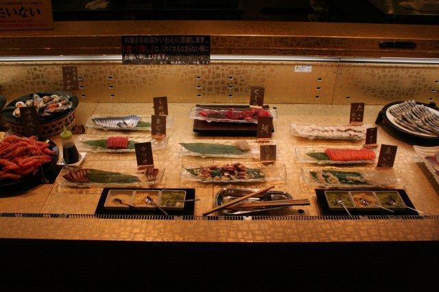 画像を等倍で表示します 刺身コーナー