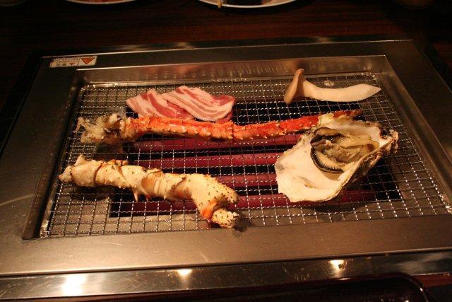 画像を等倍で表示します 生たらば・牡蠣・焼肉
